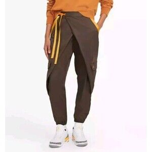 New Nike Air Jordan Future Primal Utility Women Pants Brown DA1527 041 Size MED